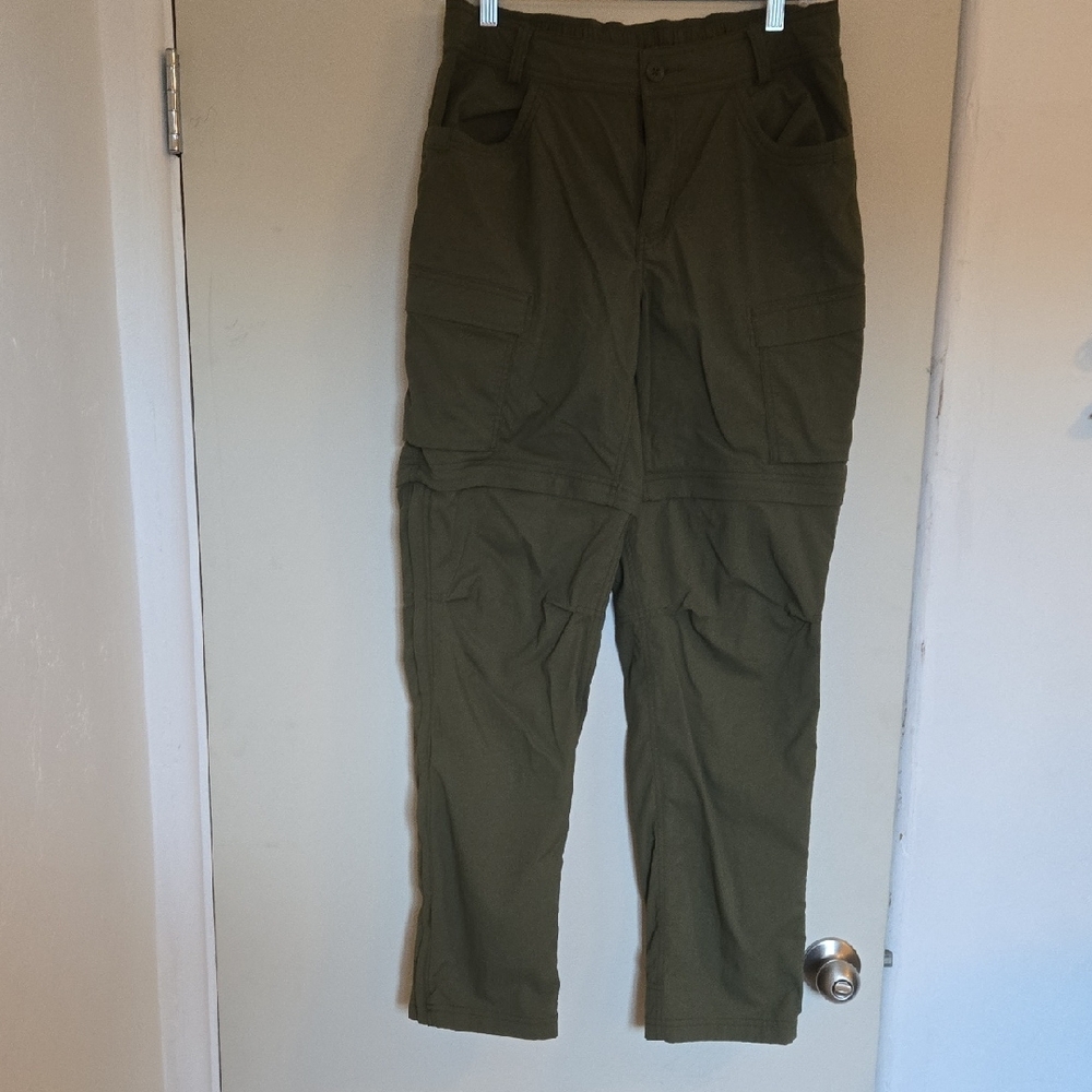 REI Olive Green Convertible Cargo Pants